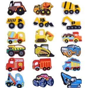 Construction Vehicles Shoe Charms | Charms